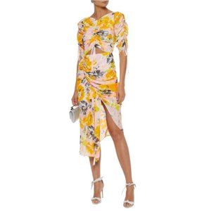 ALICE MCCALL Soirée 100% Silk Sexy Cutout Dress 6